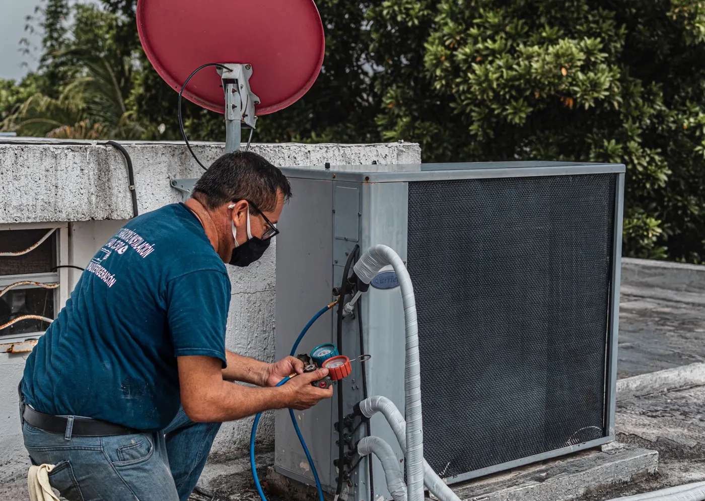 Commercial rooftop HVAC unit diagnostics
