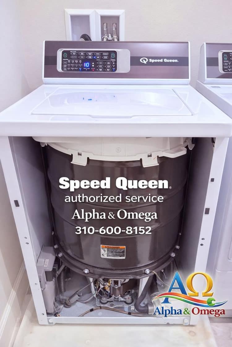 Speed Queen washer — authorized repair service by Alpha & Omega