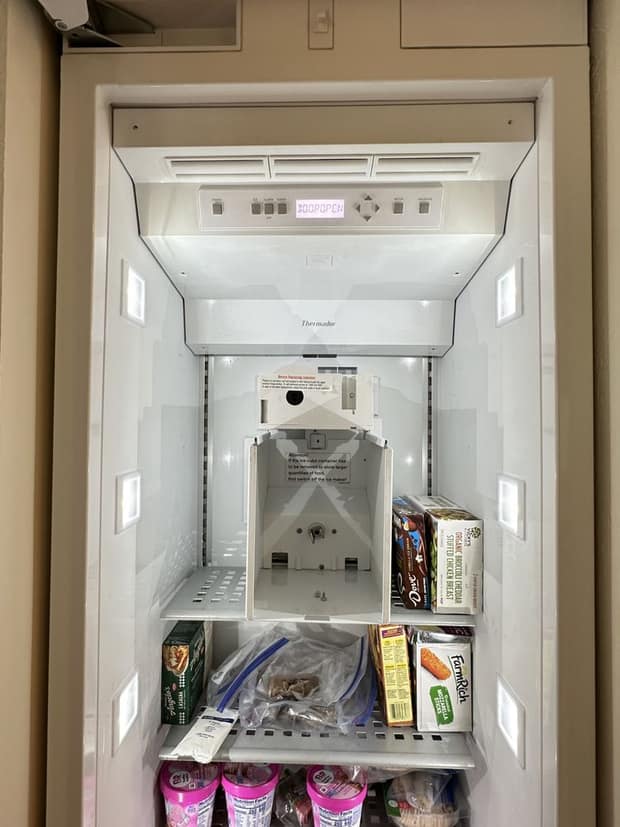 Thermador built-in freezer ice maker repair