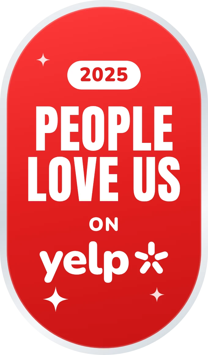 People Love Us on Yelp 2025 award sticker